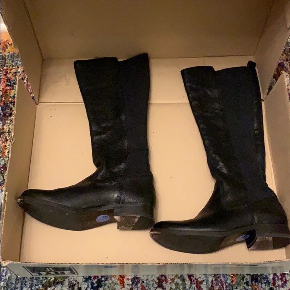 Frye Women’s Molly Gore Tall - Black - Size 6.5m
